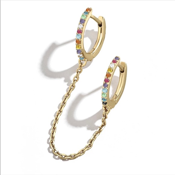 Double hole earring - Picture 4 of 11